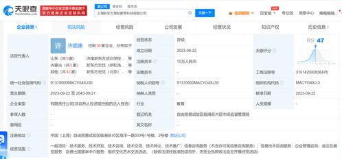 新東方在上海成立慧知教育科技公司，深耕自費出國留學中介服務